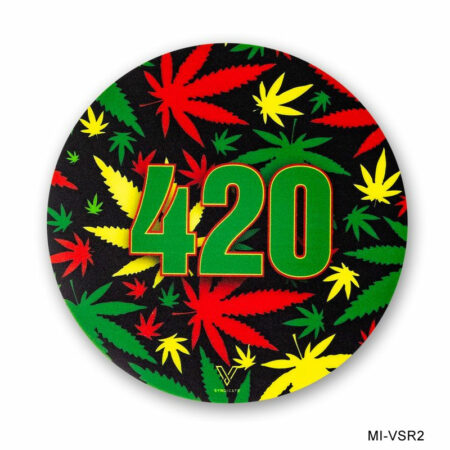 420 RASTA SLIKK DAB MAT 15cm Ø