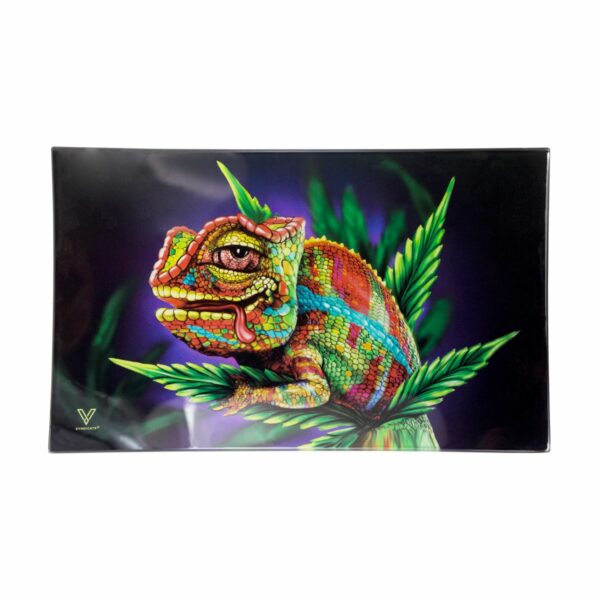 GLASS TRAY LARGE - CLOUD 9 CHAMELEON