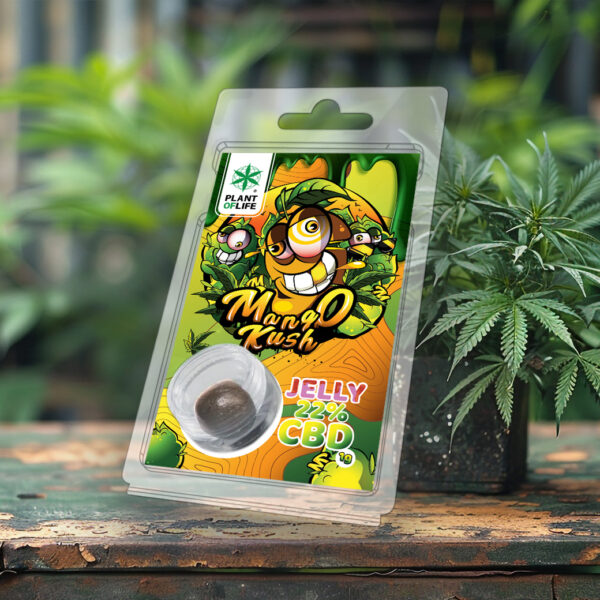 CBD JELLY 22% MANGO KUSH 1G - Afbeelding 4