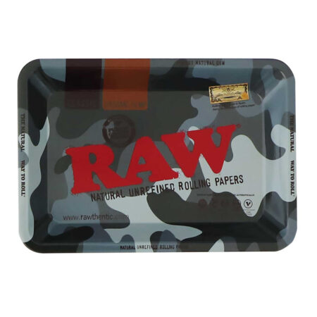 (S) RAW URBAN CAMOUFLAGE METAL ROLLING TRAY (18 x 12,5 cm)