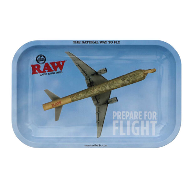 (L) RAW FLYING METAL ROLLING TRAY (27,5 x 17,5 cm)