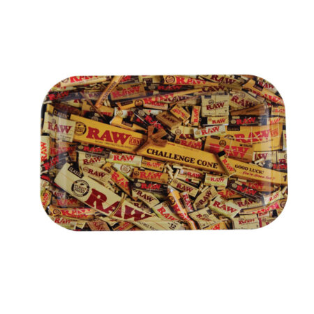 (L) RAW MIX METAL ROLLING TRAY (27,5 x 17,5 cm)