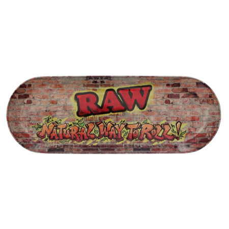 RAW METAL SKATE DECK ROLLING TRAY - GRAFITTI 3