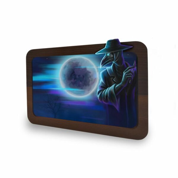 Dark Traveler - 3D Wood Rolling Tray (Small)